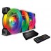 PC Case Fan Cougar Vortex RGB SPB 120 Cooling kit, 3x120x120x25mm, 600-1500 RPM, 26 dBA, RGB HUB, RC