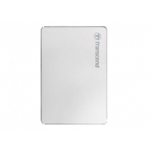 2.0TB (USB3.1/Type-C) 2.5" Transcend "StoreJet 25C3S", Silver, Aluminum Casing, Ultra-Slim&Light