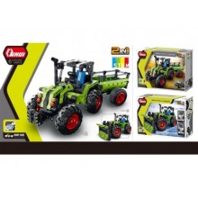 6807, iM.Master Bricks: 2in1, Farm Tractor & Snow Plow Truck, 348pcs