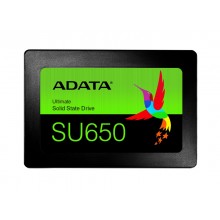 2.5" SATA SSD    120GB   ADATA Ultimate SU650 [R/W:520/320MB/s, 20K/75K IOPS, MK/SMI, 3D-NAND TLC]