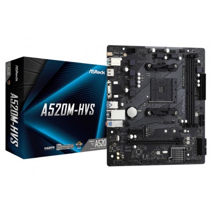 MB AM4 ASRock A520M-HVS  mATX