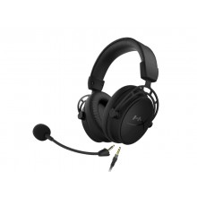 Headset  HyperX Cloud Alpha S Blackout, Black, Microphone: detachable, Frequency response: 13Hz–27,000 Hz, Detachable headset braided cable length:1m+2m extension, 3.5 jack, Virtual 7.1 surround sound