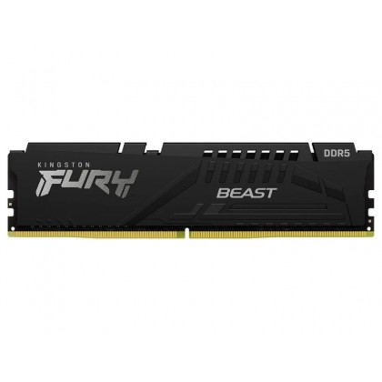 32GB DDR5-6000  Kingston FURY® Beast DDR5 EXPO, PC48000, CL36, 2Rx8, 1.35V, Auto-overclocking, Asymmetric BLACK low-profile heat spreader, AMD® EXPO v1.0 and Intel® ExtremeMemory Profiles (Intel® XMP)
