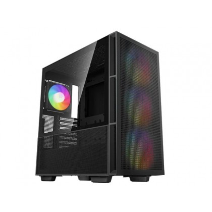 DEEPCOOL "CH560" ATX Case, with Hybrid Side-Window (Tempered Glass Side Panel) Megnetic, without PSU