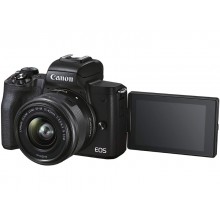 DC Canon EOS M50 Mark II, Black & EF-M 15-45mm f/3.5-6.3 IS STM & EF-M 55-200mm f/4.5-6.3 IS STM KIT