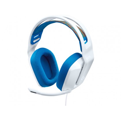 Gaming Headset Logitech G335, 40mm drivers, 20-20kHz, 36 Ohm, 87.5dB, 240g. 3.5mm, White .                                                                                     ФИЗИЧЕСКИЕ ХАРАКТЕРИСТИКИ