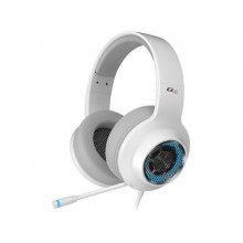 Edifier G4 White / Gaming On-ear headphones with microphone, 7.1 , Vibration for a more immersive experience, Built-in retractable microphone, RGB light, Noise isolating, Dynamic driver 40 mm, Frequen