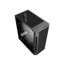Case ATX GAMEMAX Fortress TG, w/o PSU, 3x120mm fans, PWM Controller, Tempered Glass, USB3.0, Black