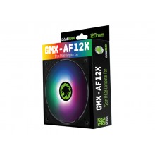 PC Case Fan GAMEMAX GMX-AF12X, 120mm, 23.7dB, 24.8 CFM, 1100PM, Sleeve Bearing, RGB, Molex + 3pin