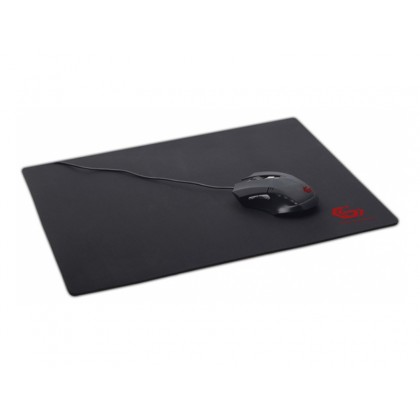 Gembird Mouse pad MP-GAME-L, Gaming, Dimensions: 400 x 450 x 3 mm, Material: natural rubber foam + fabric, Black