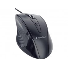 Gembird MUS-4B-02, Optical Mouse, 1200dpi, 4-button, USB, Black