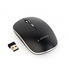 Wireless Mouse Gembird MUSW-4B-01, Optical, 800-1600 dpi, 4 buttons, Ambidextrous, 1xAA, Black .