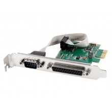 PCI-Express to 1xSerial port & 1xParallel port, Gembird "PEX-COMLPT-01", add-on card