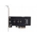 PCI-Express to M.2, Gembird "PEX-M2-01", NVM Express, 2280, 2260, 2242, Bootable from UEFI v2.3.1