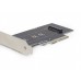 PCI-Express to M.2, Gembird "PEX-M2-01", NVM Express, 2280, 2260, 2242, Bootable from UEFI v2.3.1