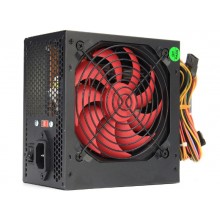 PSU HPC ATX-650W, 120mm red fan, 24 pin, 1x 8pin(4+4), 2x 8pin(6+2), 2x IDE, 4x SATA, black cover, 1.2m EU cable