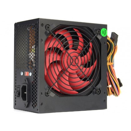 PSU HPC ATX-650W, 120mm red fan, 24 pin, 1x 8pin(4+4), 2x 8pin(6+2), 2x IDE, 4x SATA, black cover, 1.2m EU cable
