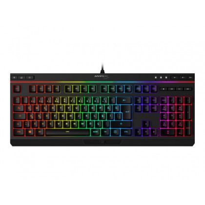 Gaming Keyboard HyperX Alloy Core RGB, Membrane, Multimedia, Solid frame, Spill resistant, USB.