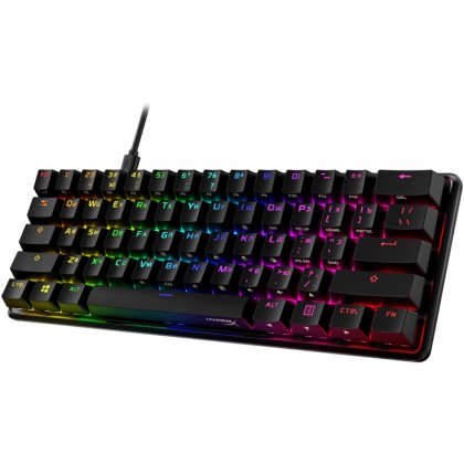 Gaming Keyboard HyperX Alloy Origins 60, Mechanical, TLK, Steel frame, Onboard memory, RGB, USB .