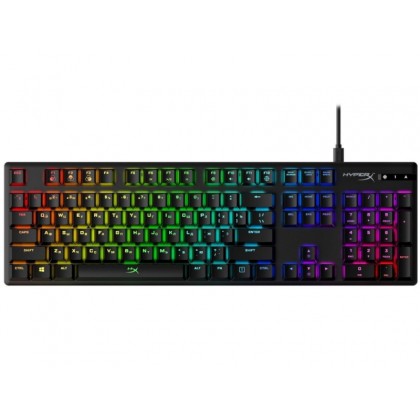 Gaming Keyboard HyperX Alloy Origins, Mechanical, Steel frame, Onboard memory, MX Red, RGB, USB
