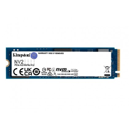 .M.2 NVMe SSD   500GB  Kingston  NV2 [PCIe 4.0 x4, R/W:3500/2100MB/s, 160TBW, 3D-NAND QLC]