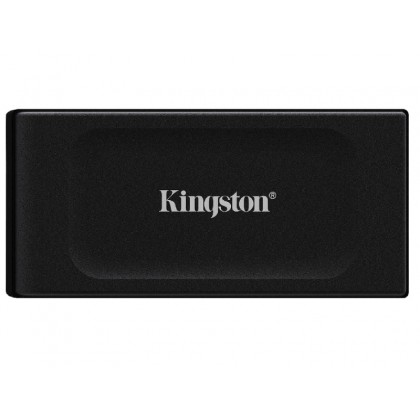 2.0TB Kingston Portable SSD XS1000 Black, USB-C 3.2 (69.5x32.6x13.5mm, 28.7g, R/W:1050/1000 MB/s)