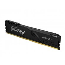 .8GB DDR4-3200MHz  Kingston FURY Beast (KF432C16BB/8), CL16-18-18, 1.35V, Intel XMP 2.0, Black