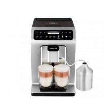 Coffee Machine Krups EA894T10 Power output 1450W, water tank capacity 2,3l, suitable for coffee beans and coffee powder, OLED display, metal grinders, pump pressure 15 bar, CAPPUCCINO SYSTEM, 3-step a