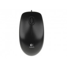 Mouse Logitech B100 OEM, Optical, 800 dpi, 3 buttons, Ambidextrous, Black, USB