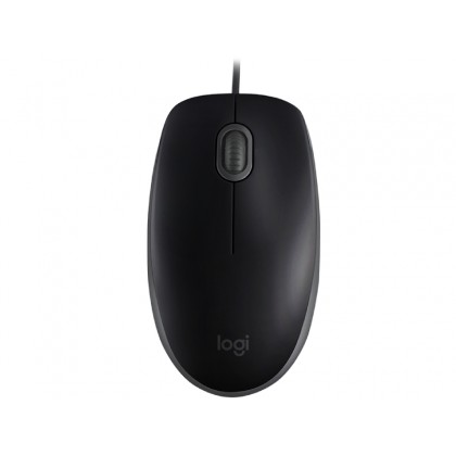 Mouse Logitech B110 Silent, Optical, 1000 dpi, 3 buttons, Ambidextrous, Black, USB