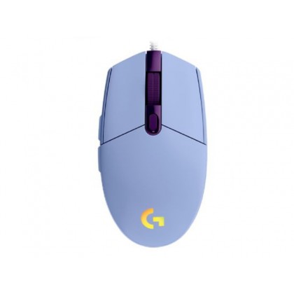 Gaming Mouse Logitech G102 Lightsync, Optical, 200-8000 dpi, 6 buttons, Ambidextrous, RGB, Lilac USB