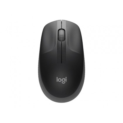 Wireless Mouse Logitech M190 Full-size, Optical, 1000 dpi, 3 buttons, Ambidextrous, Black