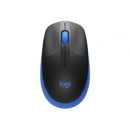 Wireless Mouse Logitech M190 Full-size, Optical, 1000 dpi, 3 buttons, Ambidextrous, Blue