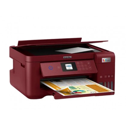 MFD Epson EcoTank L4267 All-in-One Functions: Print, Scan, Copy, Duplex, 3.7cm colour LCD screen Printing Method: Epson Micro Piezo print head Nozzle Configuration: 180 Nozzles Black, 59 Nozzles per C