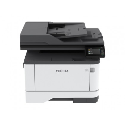 MFP A4 Toshiba e-STUDIO409S, Copier/Printer/Scanner/Duplex/RADF/Fax 50-sheet, A4 40/44 ppm , 600x600 dpi, 250 sheets, bypass: 100 sheets, 7.2 cm (2.8”)touch,  512 MB, A6-A4/custom, 60-217 g/m2  10Base
