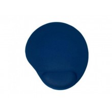 Mouse Pad Gembird MP-GEL-B, 240 х 220 х 4mm, Cloth, Gel wrist support, Blue