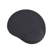Gembird MP-GEL-BK, Gel mouse pad with wrist support, black