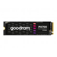 M.2 NVMe SSD 2.0TB GOODRAM PX700, Interface: PCIe4.0 x4 / NVMe1.4, M2 Type 2280 form factor, Sequential Reads/Writes 7400 MB/s / 6500 MB/s
