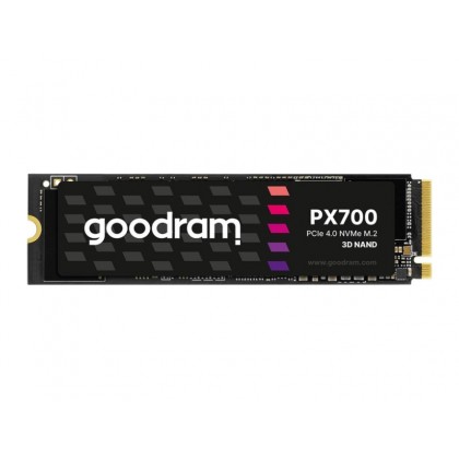 M.2 NVMe SSD 2.0TB GOODRAM PX700, Interface: PCIe4.0 x4 / NVMe1.4, M2 Type 2280 form factor, Sequential Reads/Writes 7400 MB/s / 6500 MB/s