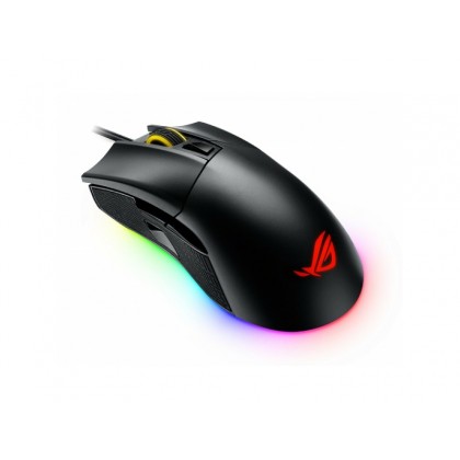 Gaming Mouse Asus ROG Gladius II Core, Optical, 200-6200 dpi, 6 buttons, Ergonomic, RGB, USB,Gaming-grade PAW3327 optical sensor, Push-fit switch-socket design, Armoury II, Aura Sync, Max accelerati