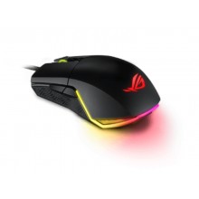 Gaming Mouse Asus ROG Pugio, Optical, 100-7200 dpi, 8 buttons, Ambidextrous, RGB, USBOmron switches, Aura Sync, Configurable magnetic side buttons, Exclusive push-fit socket design to easily swap -