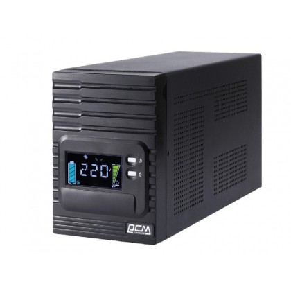 UPS PowerCom SPT-1000, 1000VA/800W, Smart Line Interactive, Pure Sinewave, LCD, AVR, USB, 8xIEC