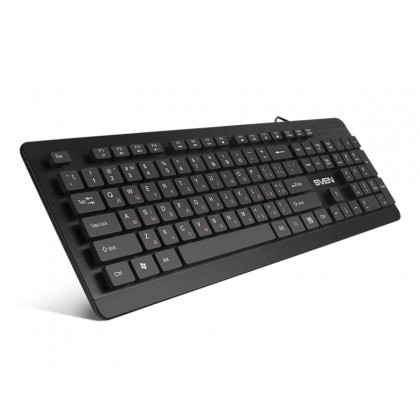 Keyboard SVEN KB-E5700H, Slim, Low-pro?le keys, Island-style, Fn key, 2xUSB ports, Black, USB Keyboard SVEN KB-E5700H, Slim, Low-pro?le keys, Island-style, Fn key, 2xUSB ports, Black, USB