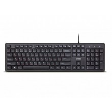 Keyboard SVEN KB-E5800, Slim, Low-pro?le keys, Fn key, Black, USB