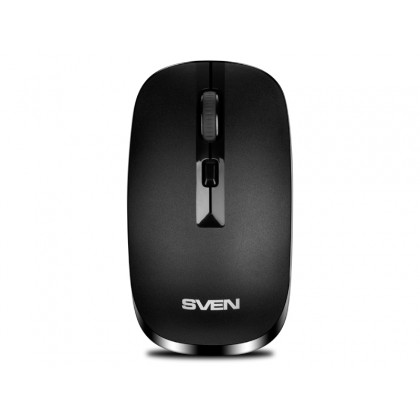 Wireless Mouse SVEN RX-260W, Optical, 800-1600 dpi, 4 buttons, Ambidextrous, Black