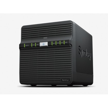 SYNOLOGY  "DS423", 4-bay, Realtek 4-core 1.7GHz, 2Gb DDR4, 2x1GbE