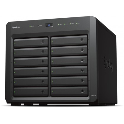 SYNOLOGY "DS2422+", 12-bay, AMD Ryzen 4-core 2.2GHz, 4Gb*1+1Slot, 4x1GbE, PCIe //  https://www.synology.com/en-me/products/DS2422+#specs