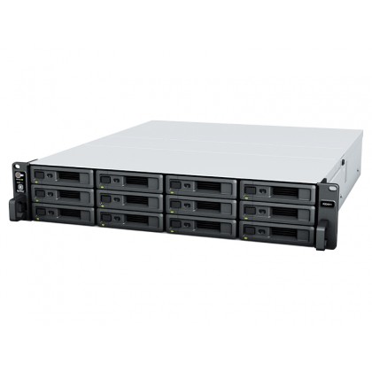 SYNOLOGY "RS2423RP+",12-bay, 4-core AMD Ryzen 3.35-3.6Ghz, 8Gb*1+1Slot, 1x10GbE, 2x1GbE, PCIe, 2xPSU
