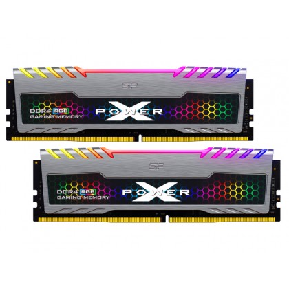 16GB (Kit of 2*8GB) DDR4-3600  Silicon Power XPOWER Turbine RGB DDR4 Gaming UDIMM, PC28800, CL18, 1Gx8, 1.35V, Intel® XMP,  Up to 10-layer PCBs, Large heat spreader, Dynamic thermal heatsink mechanism