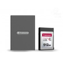 Card Reader Transcend "TS-RDE2" Space Gray, USB3.2/Type C (CFexpress Type B)